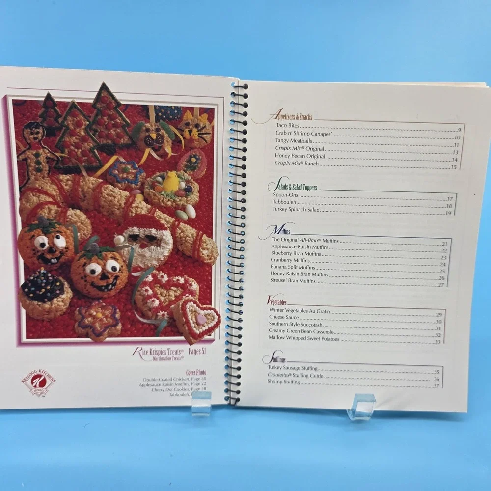 75 Years of‎ Cooking with Kellogg Kitchens 1998 Spiral-Bound Cookbook
